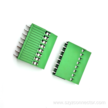 Terminal block screw type green